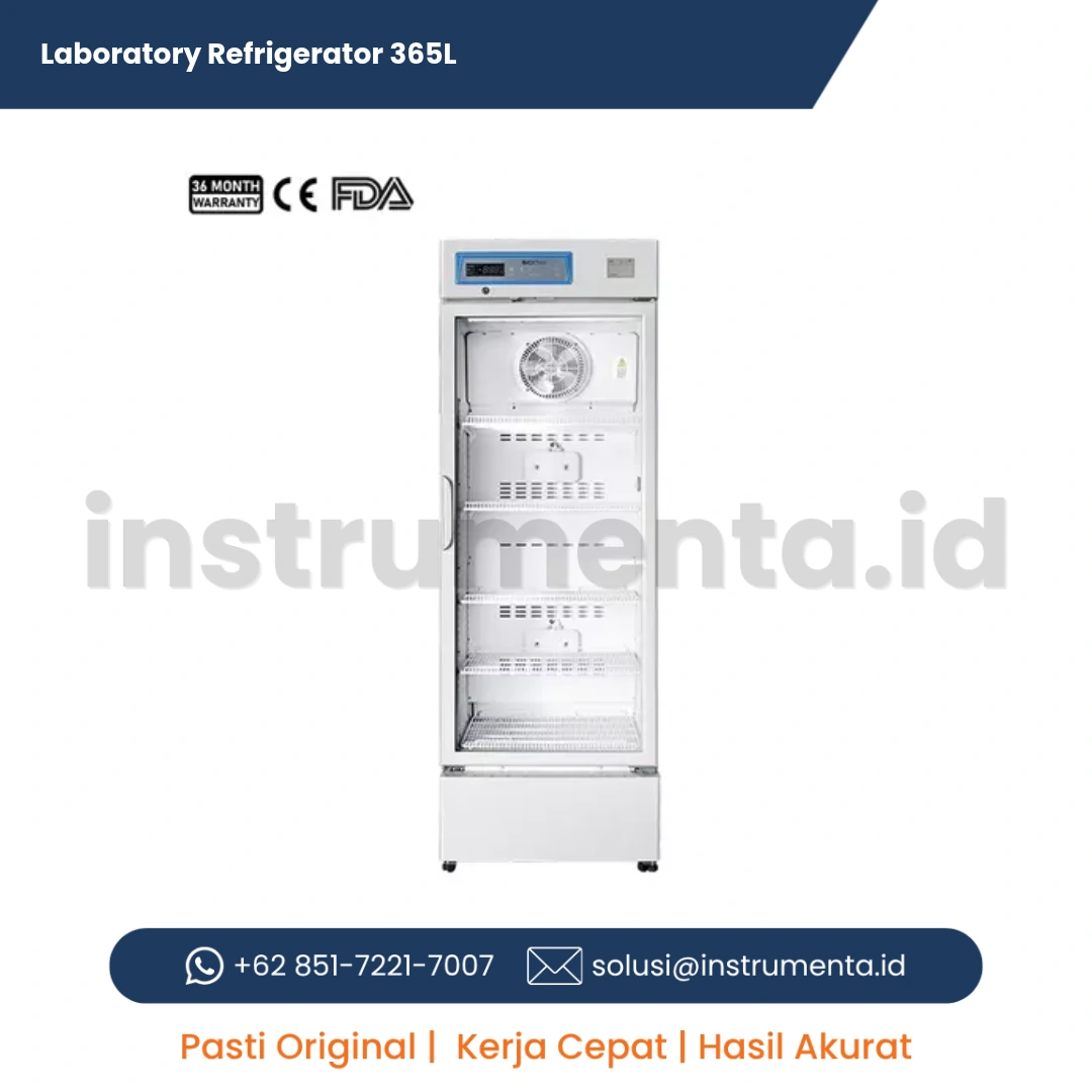 Laboratory Refrigerator Scitek 365L Kulkas Laboratorium Medis Presisi 2°C s/d 8°C Lemari Pendingin Farmasi dan Vaksin Kapasitas 365 Liter